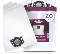 20x Vellto Bolsa para Aspiradora Compatibles con Kärcher 2.863-006.0 Bolsas Filtrantes de Repuesto WD4 WD5 WD6 WD5P WD6P Premium MV4 MV5 MV6 WD4.000 WD4.200 SE 6.100
