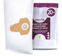 20x Vellto Bolsa para Aspiradora Compatibles con Parkside PFT 20 A1 PNTS 1250 1250/9 1300 A1/B2/C3/E4/F5 PWD 20/A1 PWDA 20-Li PWS 20-A1 20/B2 Bolsas de Repuesto Polvo Filtrantes