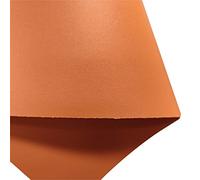 20x120cm doble cara tela de cuero sintético 1.7mm espesor color sólido rollo de cuero PU para llaveros cinturón fabricación de joyas, naranja