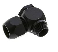 20x13mm & G1/2'' Accesorio de compresión codo de aluminio con rosca macho 10 bar PVC y PA