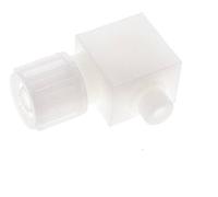 20x13mm & G3/8'' Racor de compresión codo PVDF con rosca macho 10 bar PVC y PA