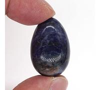 20X30mm Mini Forma De Huevo De Pájaro Piedra Curación Natural Cono De Cristal Pulido Po Reiki Yoni Ejercitador Mineral 1 Pieza,Sodalita Azul