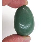 20X30mm Mini Forma De Huevo De Pájaro Piedra Curación Natural Cono De Cristal Pulido Po Reiki Yoni Ejercitador Mineral 1 Pieza,Aventurina Verde
