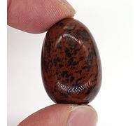 20X30mm Mini Forma De Huevo De Pájaro Piedra Curación Natural Cono De Cristal Pulido Po Reiki Yoni Ejercitador Mineral 1 Pieza,caoba Roja