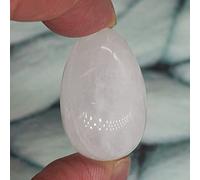 20X30mm Mini Forma De Huevo De Pájaro Piedra Curación Natural Cono De Cristal Pulido Po Reiki Yoni Ejercitador Mineral 1 Pieza,Cristal De Cuarzo