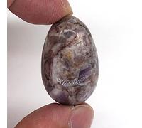 20X30mm Mini Forma De Huevo De Pájaro Piedra Curación Natural Cono De Cristal Pulido Po Reiki Yoni Ejercitador Mineral 1 Pieza,Amatista