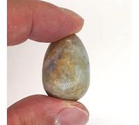 20X30mm Mini Forma De Huevo De Pájaro Piedra Curación Natural Cono De Cristal Pulido Po Reiki Yoni Ejercitador Mineral 1 Pieza,Amazonita