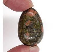 20X30mm Mini Forma De Huevo De Pájaro Piedra Curación Natural Cono De Cristal Pulido Po Reiki Yoni Ejercitador Mineral 1 Pieza,unakita