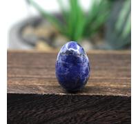 20x30mm Piedra Huevo Cristal Yoni Huevo Gemas Naturales Bola Decoración Del Hogar Chakra Energía Cuarzo Mineral Espécimen Regalos De Pascua,sodalita