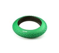 20x4.0 Bike Tires | E-Bike Fat Tire with Blue and Green Design | 20x4 Inch Fat Bike | 20x4.0 Folding Replacement Electric Bicycle Tires Compatible Wide Mountain Snow(Green)