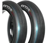 20x4 Fat Tire for Bicycle (2Pack), High-Performance Tires-Designed to Improve Speed & Minimizes Drag on Hard-Pack or Paved. Replacement Tire Compatible with Urban,Mountain or Three-Wheeled Bicycle.