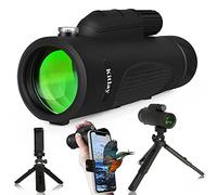 20x50 Monoculares de Largo Alcance,Telescopio Monocular para Adultos y Niños con Adaptador de Teléfono Inteligente,Trípode Mejorado,Monocular de Zoom Compacto para Observación de Aves,Caza