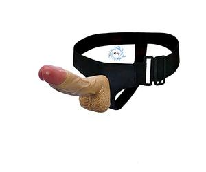 21.5 cm Enorme Peņe Cønsolådorẹs Mujer Realistas con Cinturon, Cønsolådor Ŝexừal Realistico con Ventosa Đildø Ānalẹs Gordo Peņe Cøck Dong para Gay Lesbian