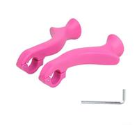 21 8/22 2 mm MTB Bicicleta Bar Ends Inner Handlebar Grips con Material Nylon para alivio de tensión muscular y conducción cómoda (rosa)