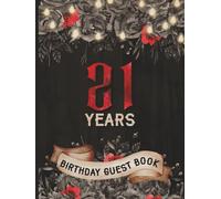 21 Birthday Guest Book: Party Sign In Messages for Twenty-One Year Old | Memory Keepsake | Gothic Style for Women