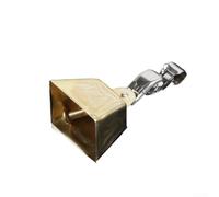 21 campanas de pesca ajustables con clips de resorte, acero inoxidable, ajuste seguro en cañas, estable y fiable en varios entornos de pesca (dorado)