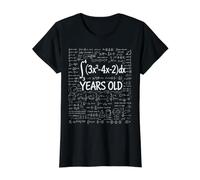 21 Cumpleaños Cálculo Integral Nerd Divertido Camiseta gráfica económica, Mujer, Negro, S