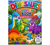 21 Dinosaur Coloring Book for Kids Age 3-5: Fun & Easy Dino Coloring Pages for Toddlers and Preschoolers