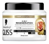 Schwarzkopf Gliss Mascarilla Total Repair para cabello seco, 400 ml, Gama reparación