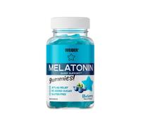 Weider Melatonin Gummies (60 Gominolas) Sabor Arándano. 1 mg de melatonina por gominola. Sin Azúcares y Sin Gluten. Ayuda contra el Jet-lag y para mejorar la calidad del sueño.