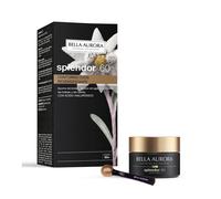 BELLA AURORA - Contorno de Ojos Splendor 60 15 ml, con Espátula de Efecto Frío, para Arrugas, Líneas de expresión, Bolsas y Ojeras, con Ácido Hialurónico y Extractos Botánicos, Hidratante