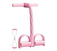 21 Fitness Bands - 8 Tube Pedal Ankle Puller, Multifunction Tension Rope, Natural Latex Fitness Bands For Strength, Elastic Pull Rope Fitnes, Equipment with Figure 8 Exercise Band | Yoga Fo