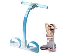 21 Fitness Resistencia Bandas - 6 Tubos Pedal Tobillos, Pedales Resistencia Banda, Abdominales Pedal Resistencias Banda con Pantalla LED Contador, Yoga Pedales Elásticas Bandas Fitness Equipo