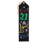 21 & Legal Award Ribbon (Pack de 6)