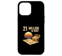 21 Millones o Busto sats Bitcoins HODL Crypto maxis Bitcoin Carcasa para iPhone 12 Pro MAX