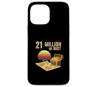 21 Millones o Busto sats Bitcoins HODL Crypto maxis Bitcoin Carcasa para iPhone 13 Pro MAX