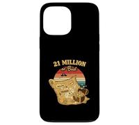21 Millones o Busto sats Bitcoins HODL Crypto maxis Bitcoin Carcasa para iPhone 13 Pro MAX