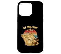 21 Millones o Busto sats Bitcoins HODL Crypto maxis Bitcoin Carcasa para iPhone 15 Pro MAX
