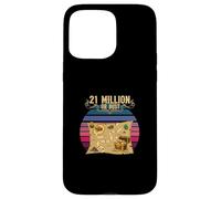 21 Millones o Busto sats Bitcoins HODL Crypto maxis Bitcoin Carcasa para iPhone 15 Pro MAX