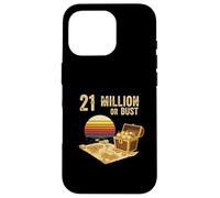 21 Millones o Busto sats Bitcoins HODL Crypto maxis Bitcoin Carcasa para iPhone 16 Pro