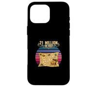 21 Millones o Busto sats Bitcoins HODL Crypto maxis Bitcoin Carcasa para iPhone 16 Pro MAX