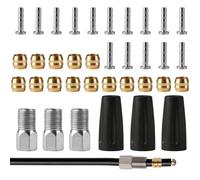 21 Pcs PcsInserto de Oliva para Freno de Disco BH90, Inserto de Conector de Oliva para BH90 Manguera Hidráulica e Inserto de Tapón para Manguera de Bicicleta compatible con Shimano