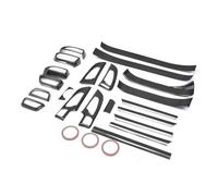 21 Piezas De Fibra Carbono Para Tablero Instrumentos, Molduras Interiores Automóviles Para Cayenne 2010-2016 Ribete Interior Automóvil