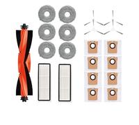 21 Piezas De Filtro De Cepillo Lateral Principal, Bolsa For Polvo, Paño De Fregona, Compatible Con Xiaomi X20/X20 Plus, Repuestos For Robot Aspirador