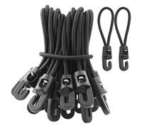 21 piezas de goma tensora con gancho, expansor, 10 cm, multifuncional, tensor de goma para lonas, tienda de campaña, red de camping