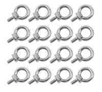 21 piezas de pernos con ojo M6, perno con anillo, anillos con rosca, rosca macho de acero inoxidable 304 perno con ojo, para perno con ojo para fijación y suspensión