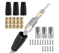 21 Piezas Inserto Verde Oliva, Inserciones De Oliva, Manguera De Bicicleta Inserto De Oliva Para Compatible Con Frenos Shimano BH90 Componentes De Frenos Para Bicicletas