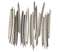 21 Piezas Repuestos para Guitarra Eléctrica y Bajo 2.7mm Cobre Pre-corte Traste Fretwire Alambre