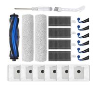 21 Piezas Set de Accesorios para Ecovacs Deebot X9 Pro Omni Robot Aspirador, Repuestos Compatibles con Ecovacs, Incluye Bolsa de Polvo, Cepillo Principal, Rodillo Mopa, Filtros