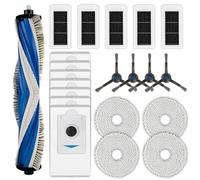 (21 Piezas) X5 Omni Repuestos Compatibles Con El Robot Aspirador Ecovacs Deebot X5 Omni/ X5 Pro Omni, 1 Cepillo Giratorio, 4 Cepillos Laterales, 7 Bolsas, 5 Filtros Hepa, 4 Mopas y Kit De Accesorios