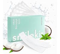 21 Tira Blanqueadora Diente,Blanqueador Dental con Fórmula con Coco Natural,Suave Whitening Teeth Strips,Dental Blancos Seguro para Esmalte Refresca Respiración,Limpia la Boca-verde