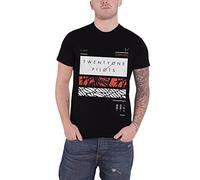 21 Twenty One Pilots T Shirt Filler Bars Clique Band Logo Oficial de los hombres