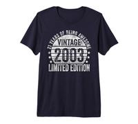 21 Year Old Gifts Vintage 2003 Limited Edition 21st Birthday Camiseta Premium