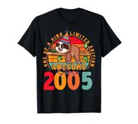 21 Year Old Sloth Vintage 2005 Limited Edition 21st Birthday Camiseta