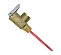 210°F 150 PSI temperatura presión válvula de seguridad, latón reforzado válvula de seguridad con sensor extendido para calentadores de agua caliente y tanques de almacenamiento