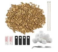 210 Piezas Piedras Mechero Universal: Kit de Reparación de Piedras para Mecheros, Incluye 2 Mechas 2 Almohadilla de Fieltro 4 Junta de Goma 16 Bola de Algodón, Accesorios de Repuesto para Zippo